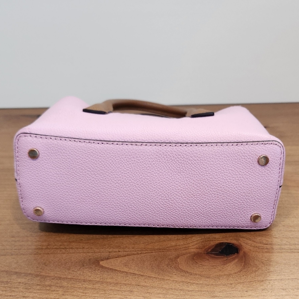 Kate Spade Lavender and Brown Satchel/Crossbody - Picture 10 of 11